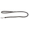 Kutya póráz fényvisszaverő kerek Maxi Safe, 100 cm x 12 mm, fekete/szürke