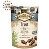 Carnilove félpuha pisztrángos-kapros kutya jutalomfalat, 200 g