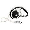 Flexi Leash New Comfort Strap póráz kutyáknak, fekete - 5 m