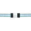 Litzclip® csatlakozó 20mm-es szalaghoz, rozsdamentes, 5db/csomag
