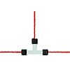 Litzclip® csatlakozó 3 mm-es vezetékhez, T horganyzott, 5 db/csom.