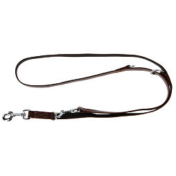 Vodítko VEGAS kožené, hnědé