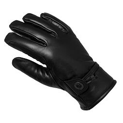 Westernové zimní kožené rukavice LproWest, černá