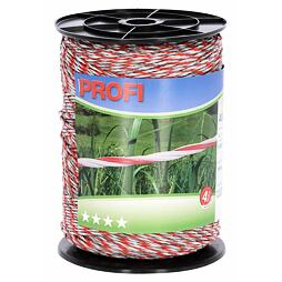 Lanko pro elektrický ohradník PROFI 1000m bílá/červená