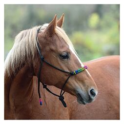 Provazová ohlávka Passion 4Q, černá