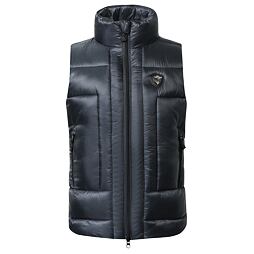 Dětská prošívaná vesta Covalliero A/W 2024, tmavě modrá