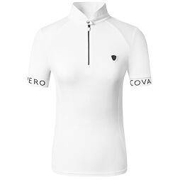 Závodní triko, krátký rukáv Covalliero Competition S/S 2025 dámské, bílá
