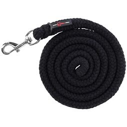 Vodítko Covalliero Doria s klasickou karabinou, černá