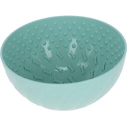 Nyalogató tál türkiz 11x20.5cm