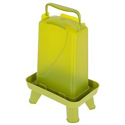 Plastová napáječka s nožičkami 3,5l, Zelená