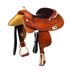 POOL'S Reiner nyersbőr western nyereg, 16"