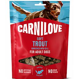 Carnilove kutyasnack pisztráng+kapros 200g