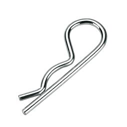 Závlačka pružinová jednoduchá, pozinkovaná