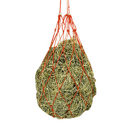 Síťka na seno  červená, 30 x 30 cm, oka 10 cm