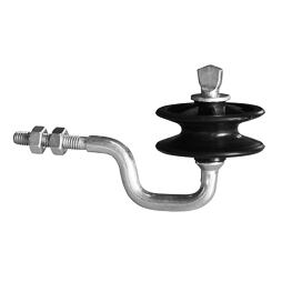 Rohový izolátor na lanka se závitem