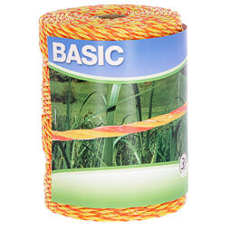 Villanypásztor kötél BASIC 250m sárga/narancssárga