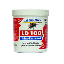 LD 100 A práškový koncentrát k hubení much ve stáji 250g červený