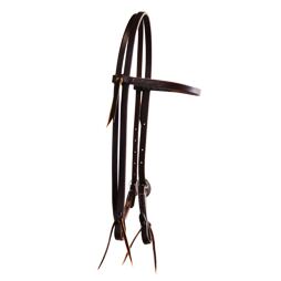 Uzdečka westernová Paul Taylor, klasická čelenka, nerez kování