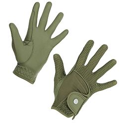 Jezdecké rukavice Covalliero S/S 2024, olivová