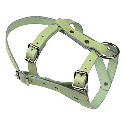 Ohlávka pro ovce a kozy, kůže, bílá