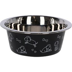 Miska nerezová s povrchovou úpravou černá