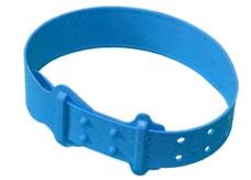 Krční plastová páska pro ovce a kozy, modrá