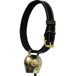 Bőr, díszített szíj legelőharangokhoz 47 x 125 cm