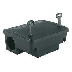 Stanička na návnadu pro krysy BORA, 22.5x18.5x9.5cm, uzamykatelná