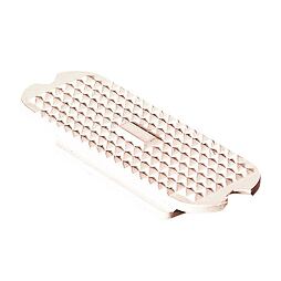 Gumy do třmenů rovné, 12cm, bílá - pár