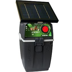 Ohradníkový bateriový zdroj CLOVERT P25 0,24J se solárním panelem 3W