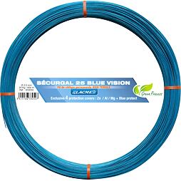 Vysokopevnostní ocelový pozinkovaný drát SECURGAL 25 BLUE VISION, 625 m, 2,5 mm