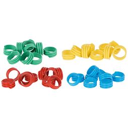 Kroužky na kachny, spirálové, 22mm 20ks/bal