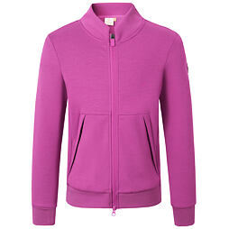 Dětská mikina se zipem Covalliero S/S 2026, light berry