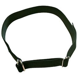 Nyakpánt fém csattal 130 cm, fekete