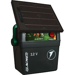 CLOVERT B25 akkumulátoros kerítés tápegység, 2,5J 12V, 14W napelemmel