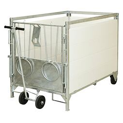 Přepravní zařízení pro box pro telata