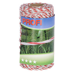 Lanko pro elektrický ohradník PROFI 200m bílá/červená