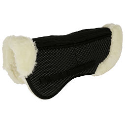 Tlumící podložka pod sedlo s umělou kožešinou