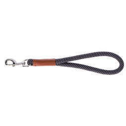 Ruční vodítko pro psy Phoenix, 14 mm x 35 cm, hnědo/modré