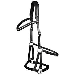 Bezudidlová uzdečka Waldhausen X-LINE Nuova, černá