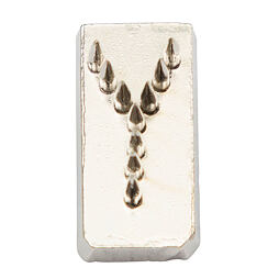 Tetovací písmena, špice, 10mm, jednotlivá