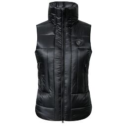 Dámská prošívaná vesta Covalliero A/W 2024, černá