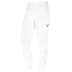 Jezdecké legíny kompresní Covalliero S/S 2025 dětské, bílá