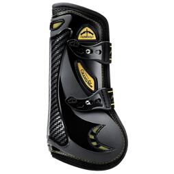 Chrániče Veredus Grand Slam Carbon Gel, přední, černá/zlatá, L