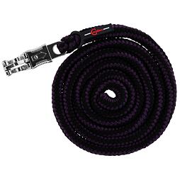 Vodítko Hippo s panic karabinou 200cm, Fialová / černá