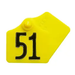 Primaflex füljelző leírással 25 db, sárga, 1-es méret
