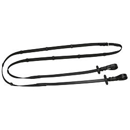 Pryžové otěže Antislip, černé, 20mm