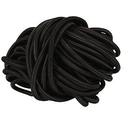 Upínací lano, černé, 20 m, průměr 7 mm