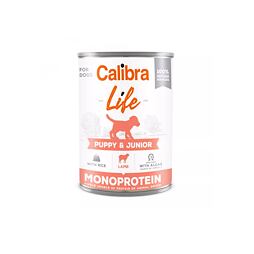 Calibra Dog Life konzerva Puppy&Junior Lamb&Rice 400g