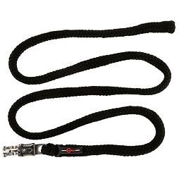 Vodítko Covalliero ClassicSoft, panic, černá, 200 cm